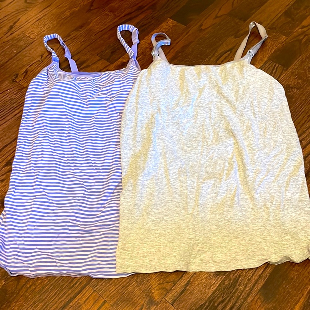 Gilligan & O’Malley Women’s Nursing / Breastfeeding Clip Tank Top - Size Medium